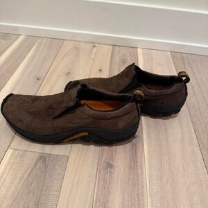 Merrell brown suede slip on shoes Size US 9.5 #outdoor #hiking